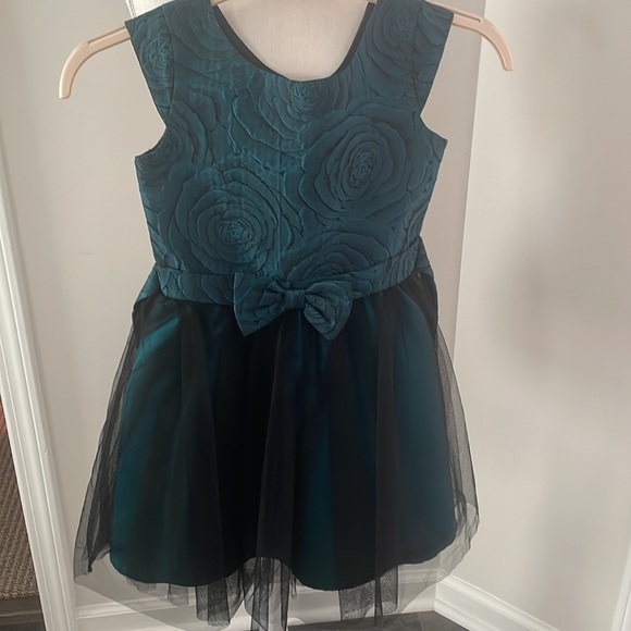 Zunie Girl’s Dress Size 8 Teal Special Occasion - Picture 1 of 3